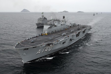 NAM “Atlântico” e Fragata “Defensora” estarão abertos para visitação pública em Recife-PE, por ocasi