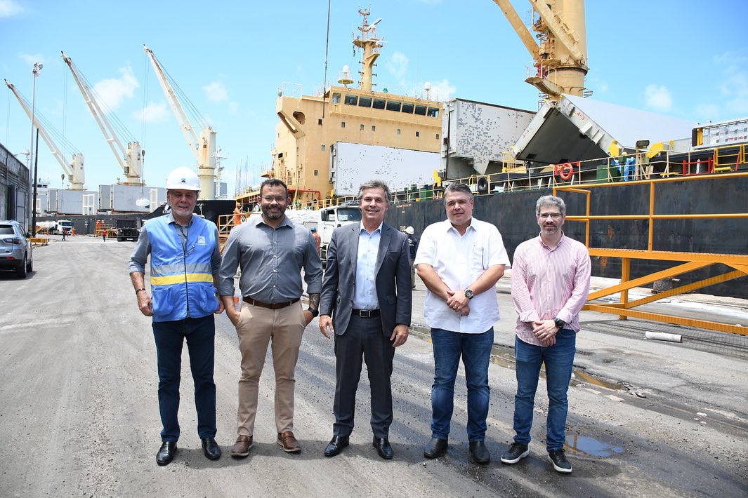 Diretoria da Agência Nacional de Transportes Aquaviários (Antaq) visita Porto do Recife