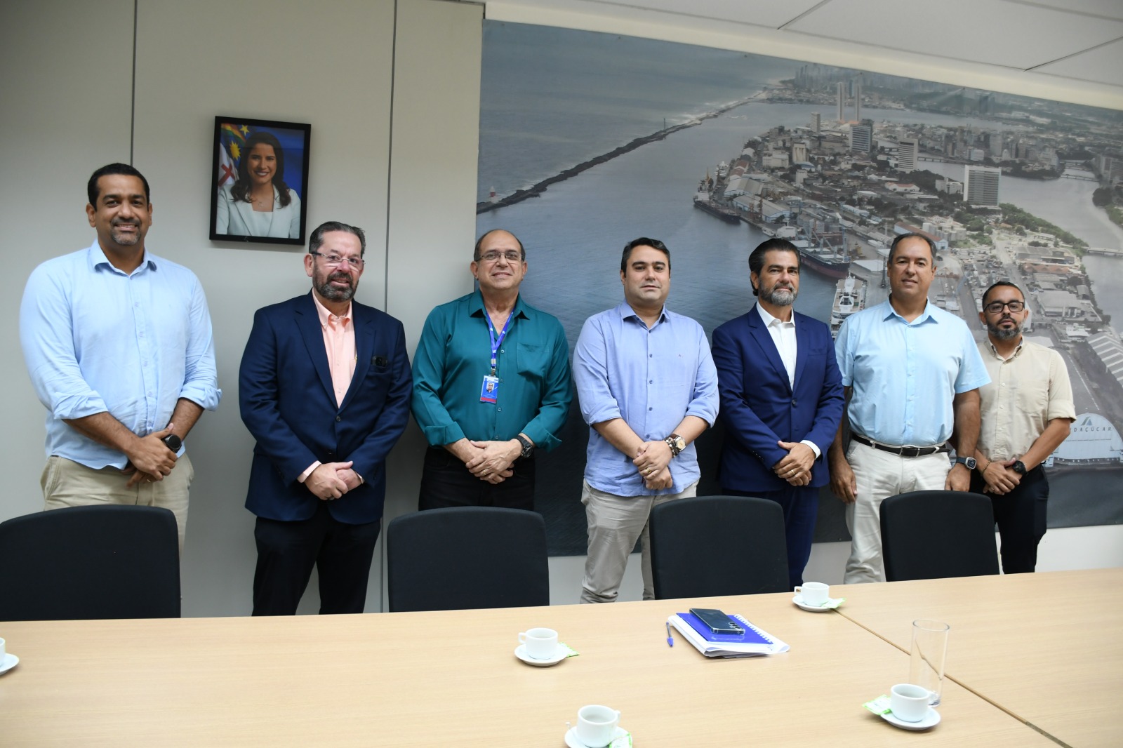 Diretores do Cabanga visitam Porto do Recife